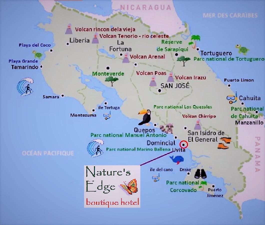 Nature'S Edge Boutique Hotel Uvita Eksteriør billede